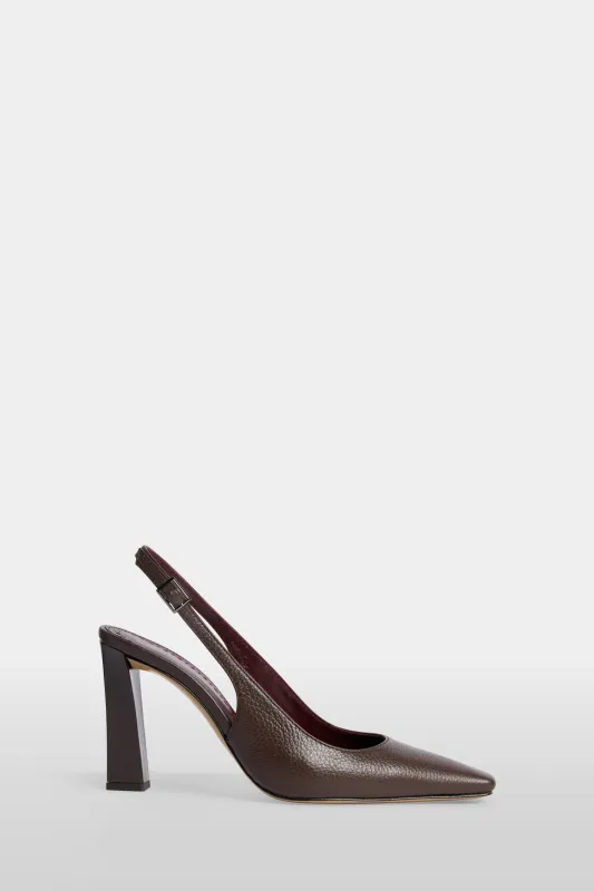 Leather Slingback Pumps made by Antonio Marras
