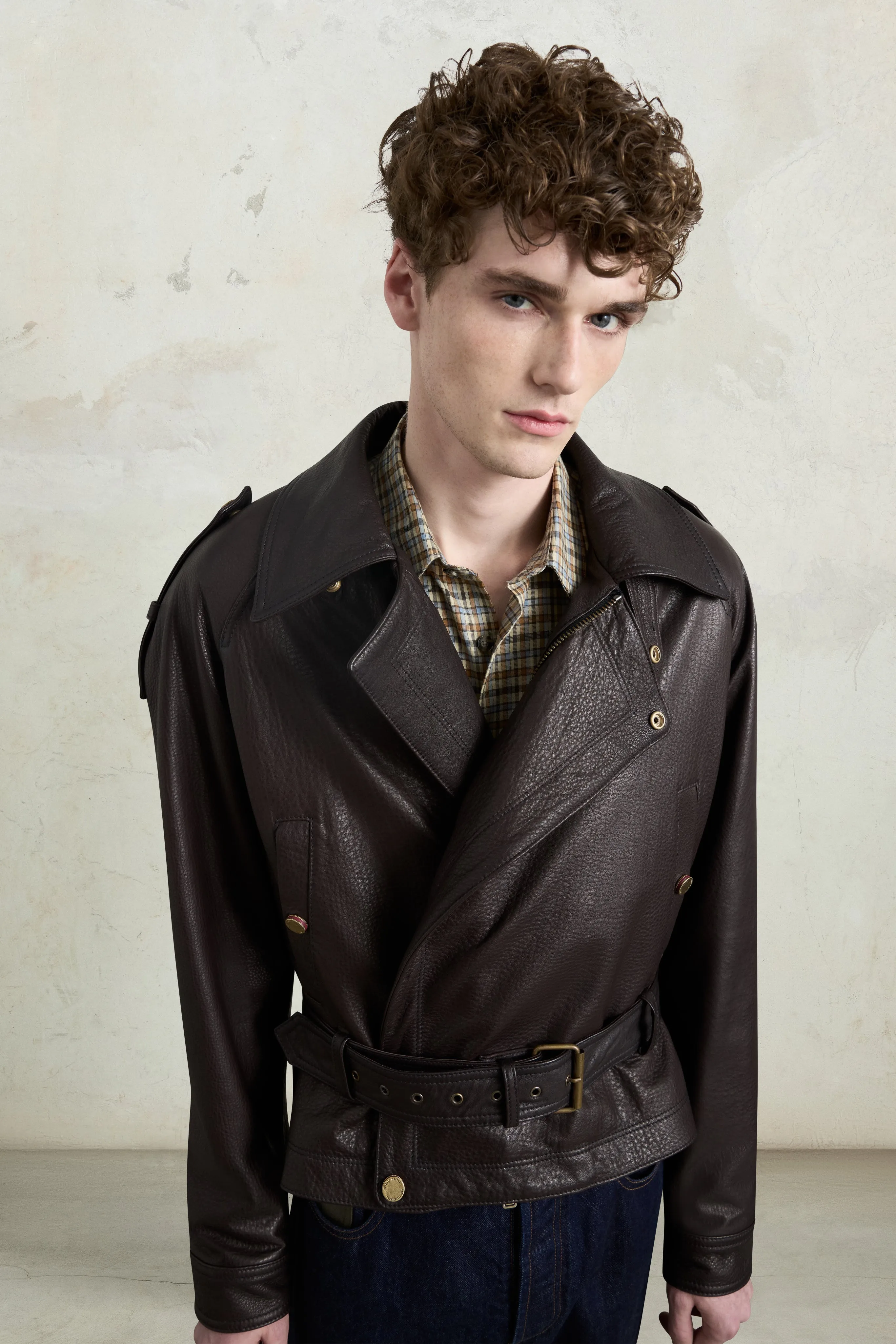 Leather Biker Jacket sold by Antonio Marras product image thumbnail 5