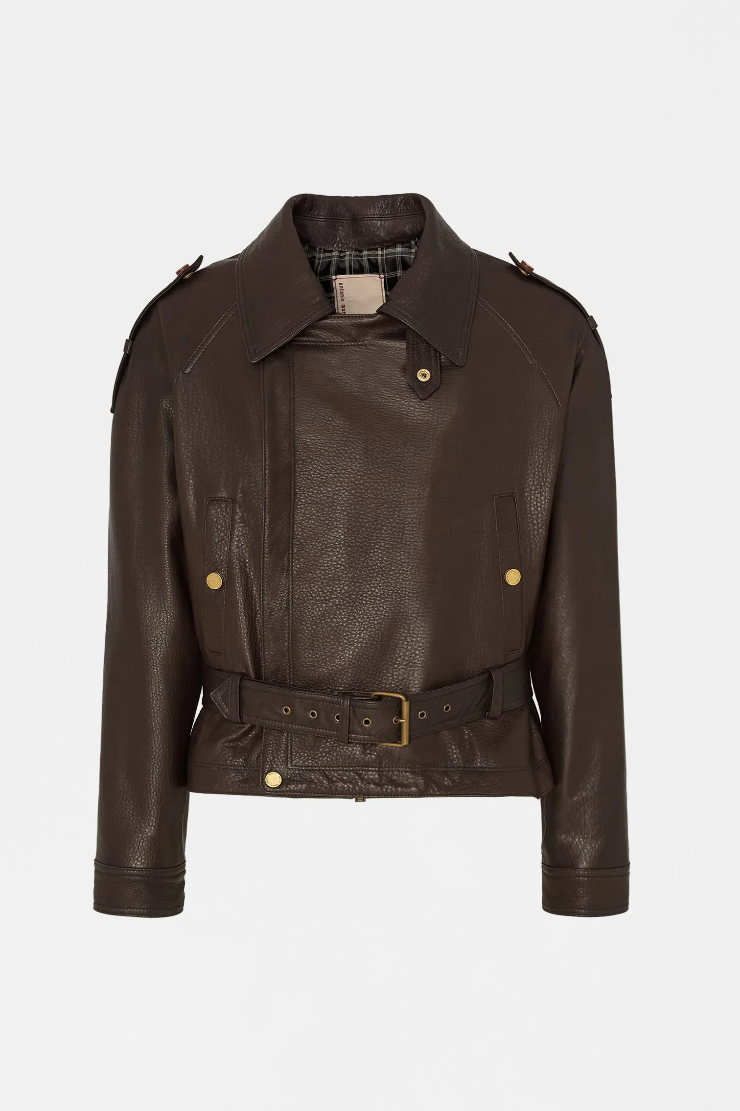 Leather Biker Jacket sold by Antonio Marras