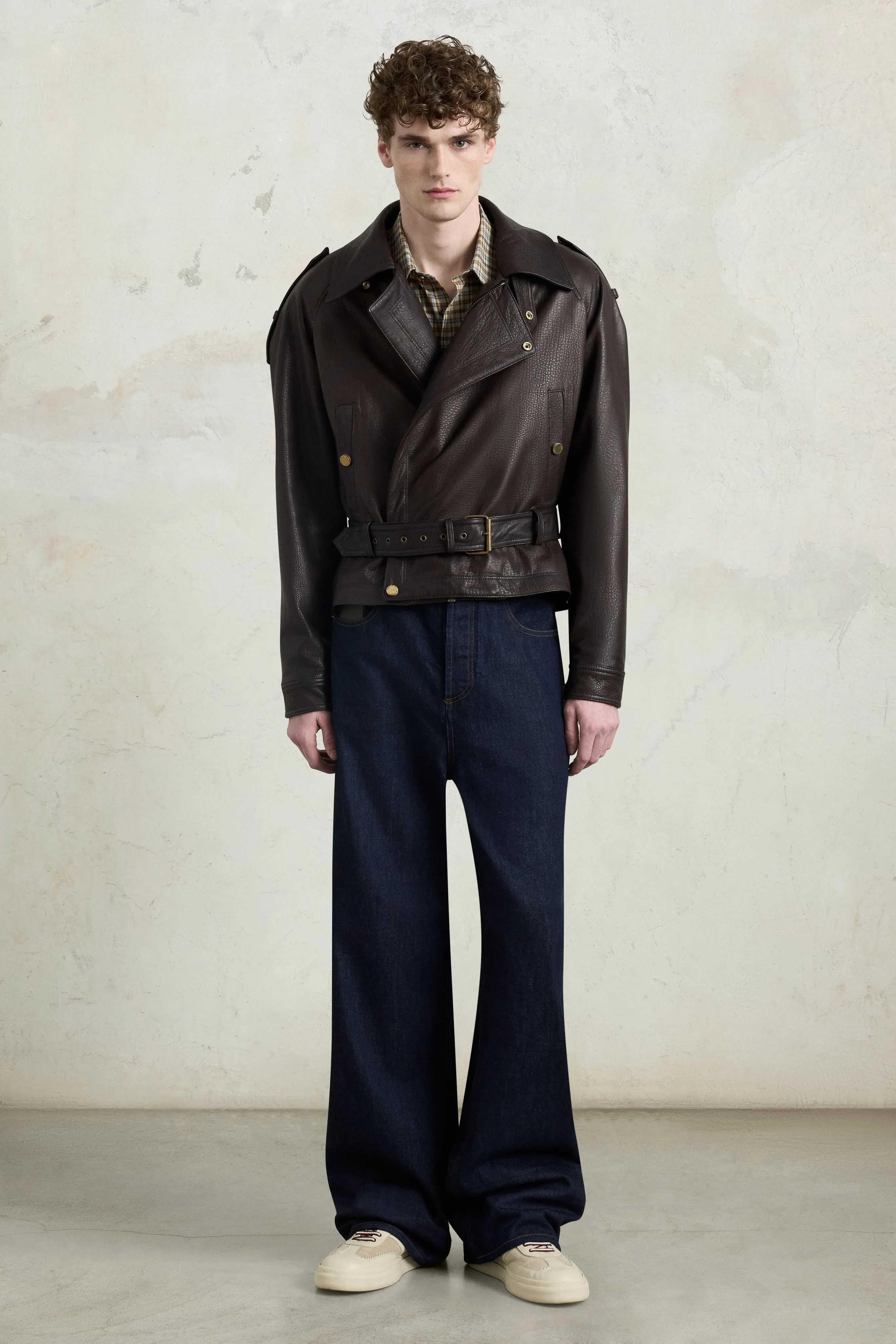 Leather Biker Jacket sold by Antonio Marras product image thumbnail 2