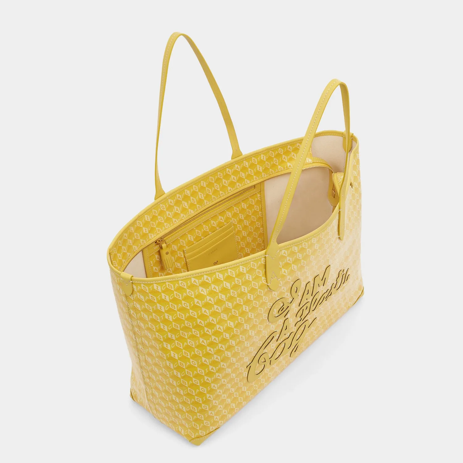 I Am A Plastic Bag Zipped Motif Tote sold by Anya Hindmarch product image thumbnail 3