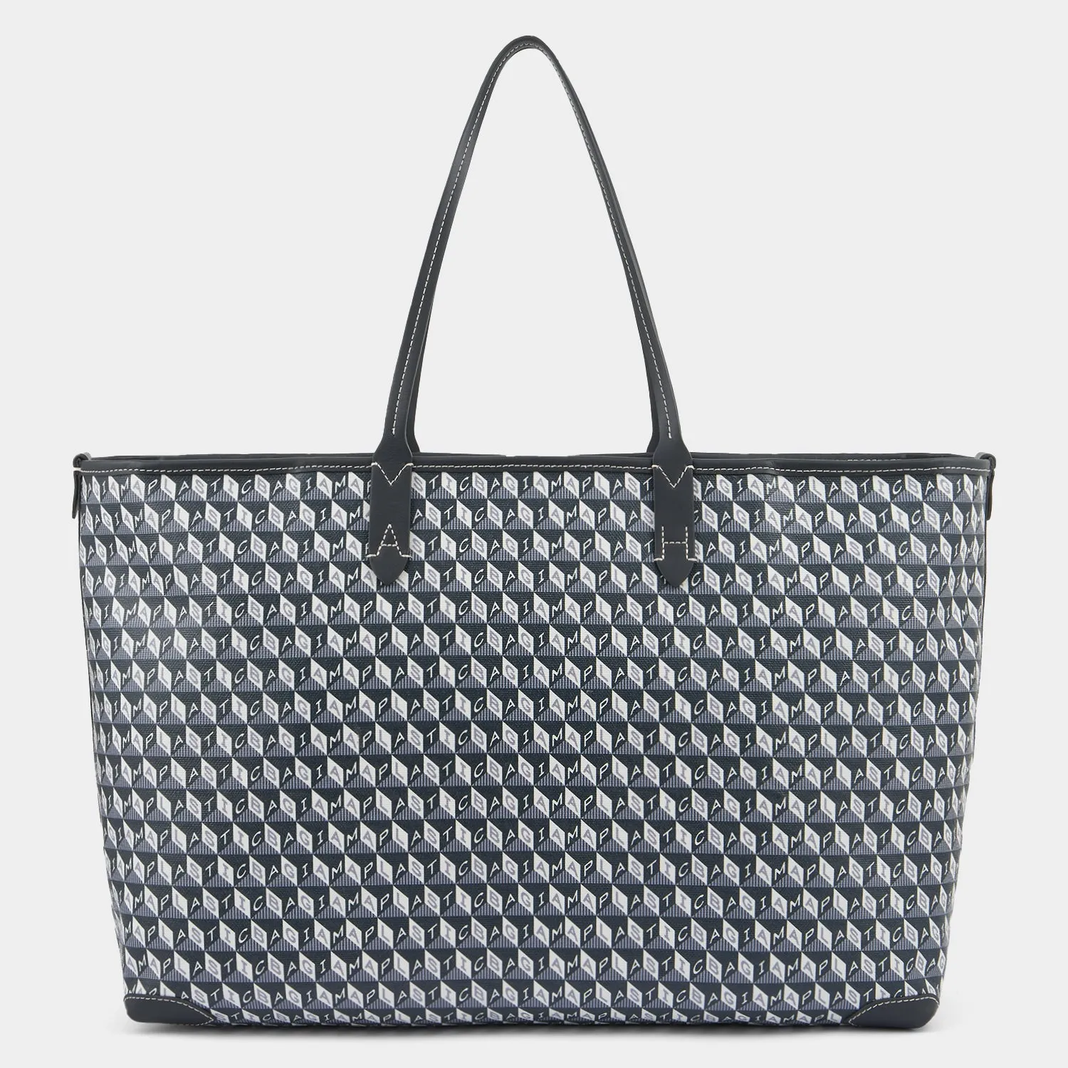 I Am A Plastic Bag Zipped Motif Tote sold by Anya Hindmarch product image thumbnail 5