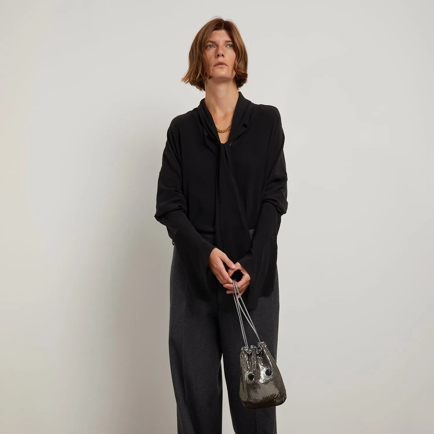 Eyes Mesh Drawstring Pouch sold by Anya Hindmarch product image thumbnail 2