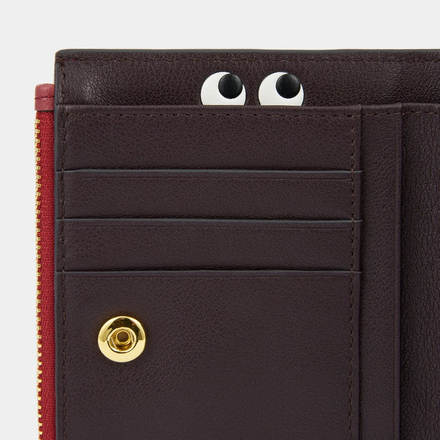 Peeping Eyes Small Double Zip Wallet sold by Anya Hindmarch product image thumbnail 4