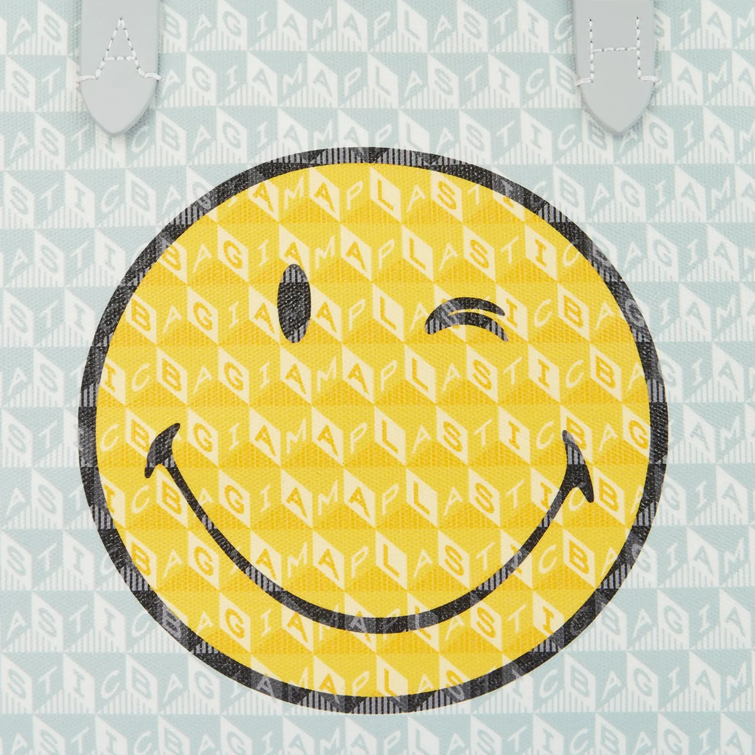 I Am A Plastic Bag Wink Zipped Tote sold by Anya Hindmarch product image thumbnail 4