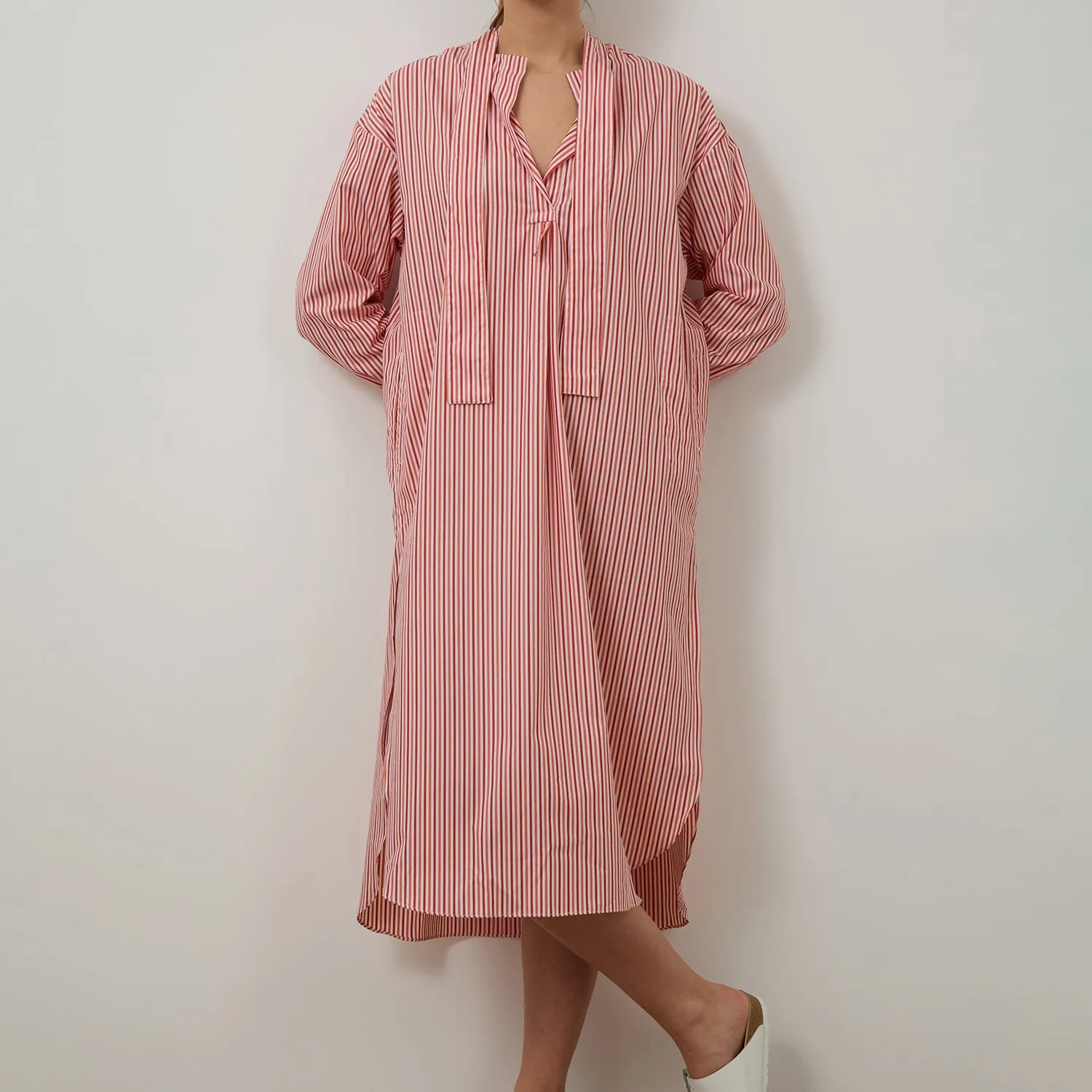 Red Stripe Kaftan sold by Anya Hindmarch