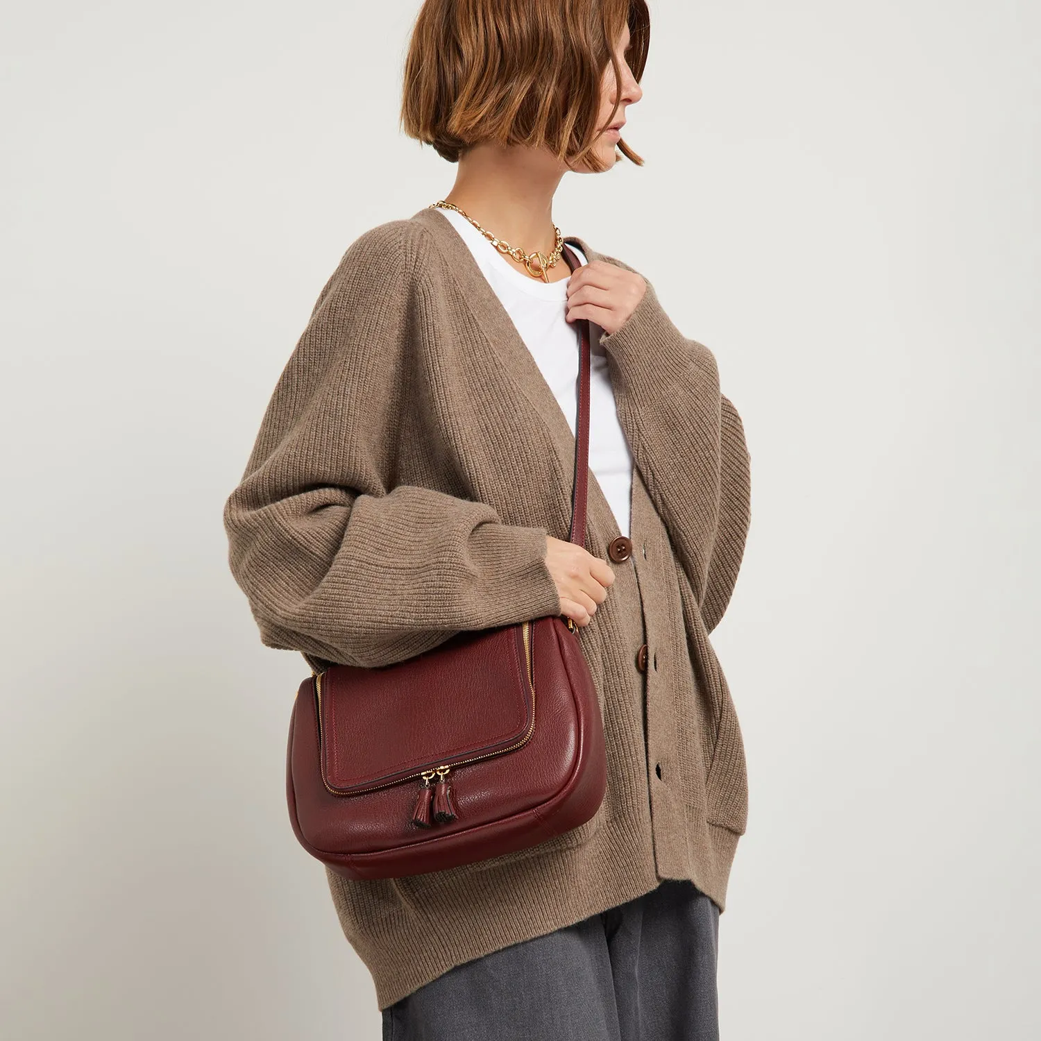 Vere Soft Satchel Cross-body sold by Anya Hindmarch product image thumbnail 2