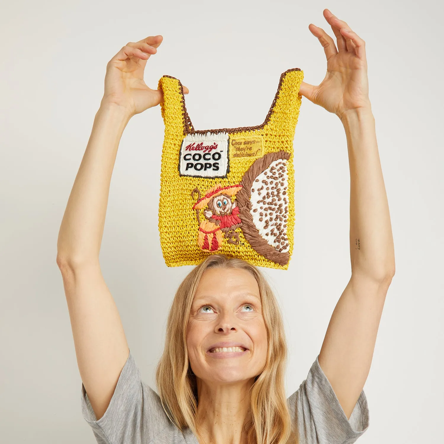 Anya Brands Coco Pops Raffia Mini Tote sold by Anya Hindmarch product image thumbnail 2