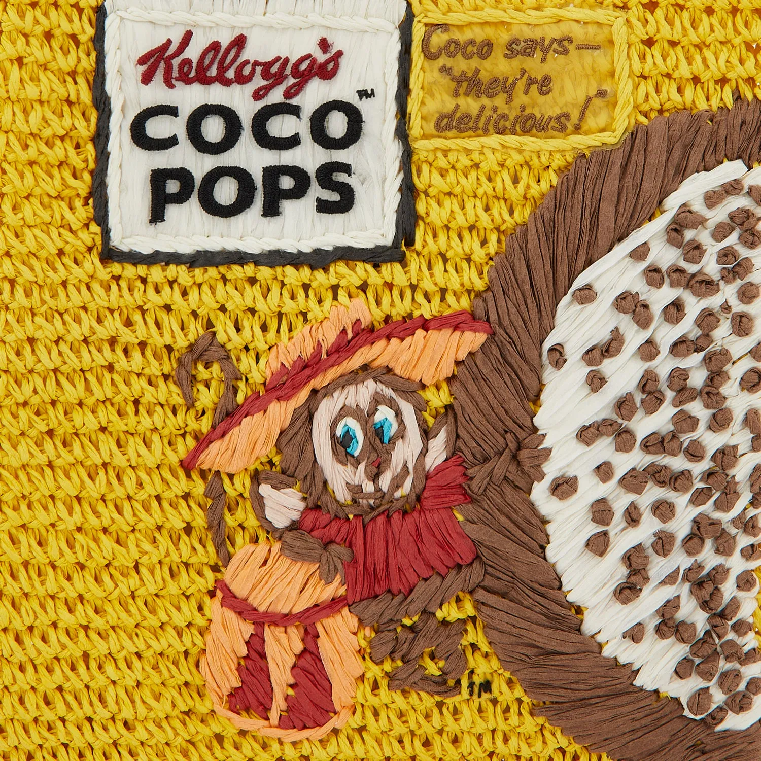 Anya Brands Coco Pops Raffia Mini Tote sold by Anya Hindmarch product image thumbnail 4