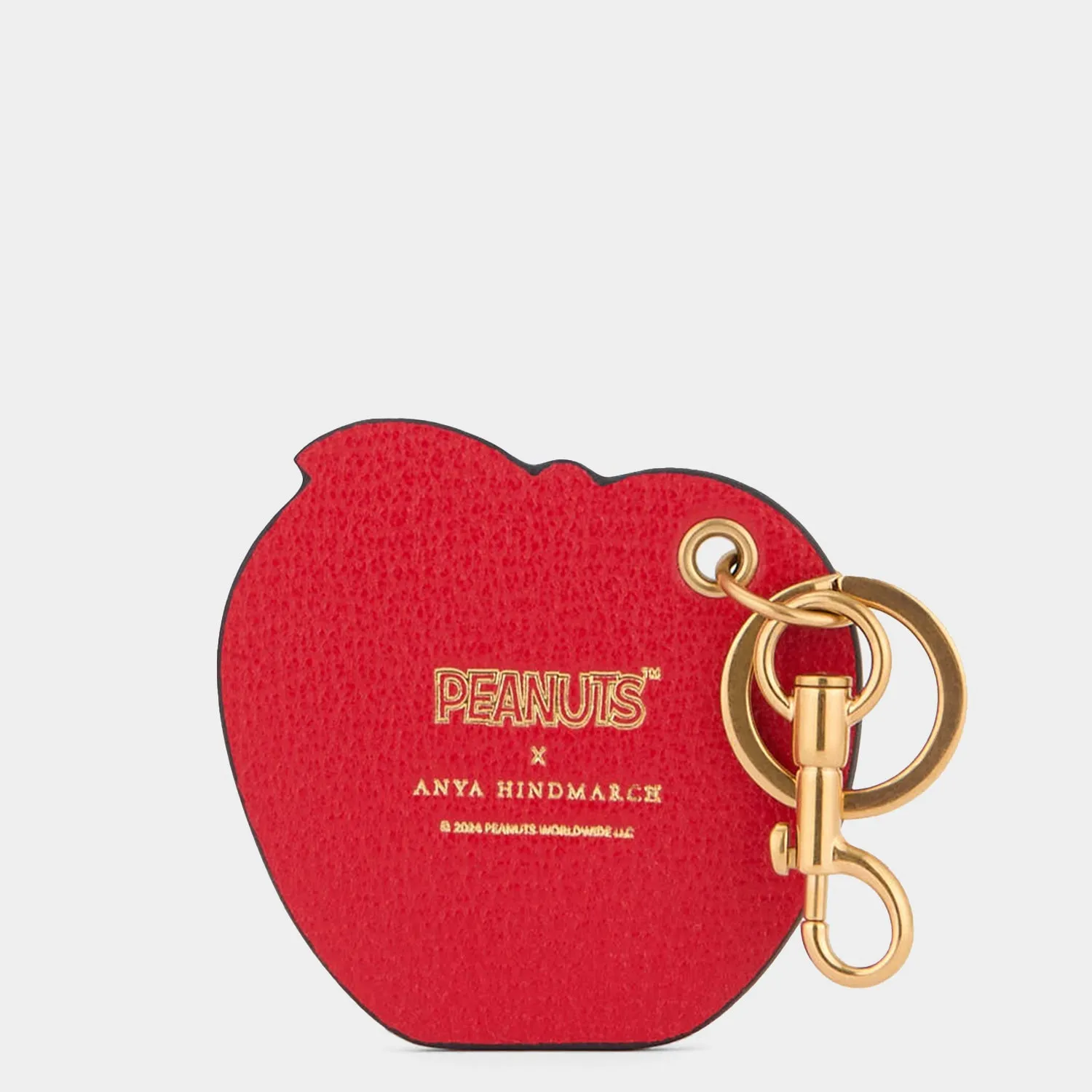 Peanuts Snoopy and Woodstock Apple Key Charm sold by Anya Hindmarch product image thumbnail 2