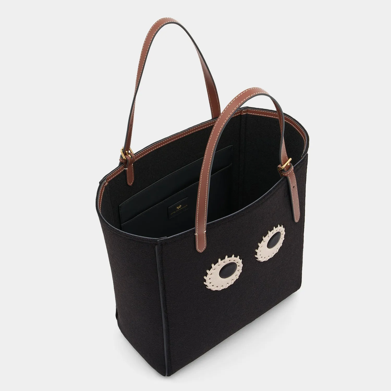 Small N/S Eyes Felt Tote sold by Anya Hindmarch product image thumbnail 3