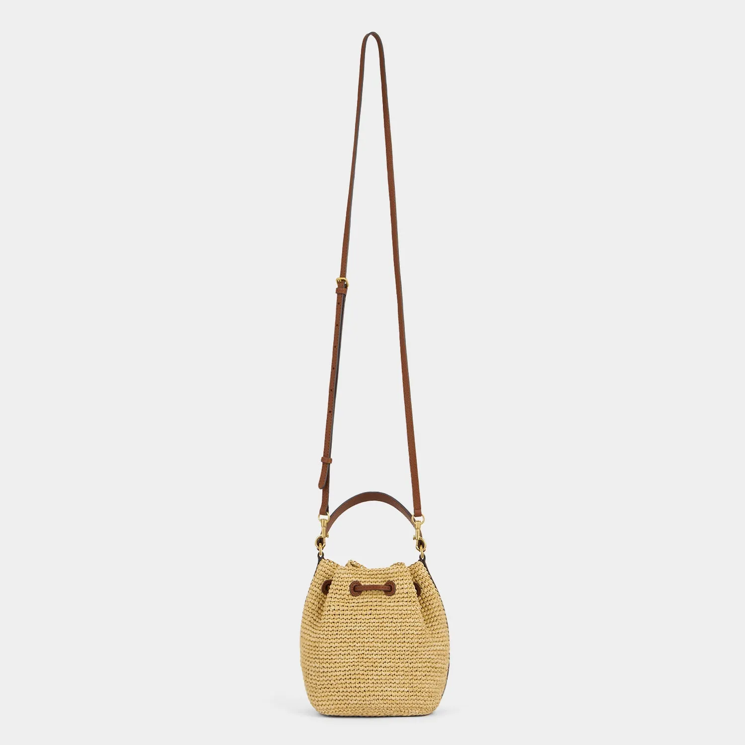 Raffia Eyes Drawstring Cross-body sold by Anya Hindmarch product image thumbnail 5
