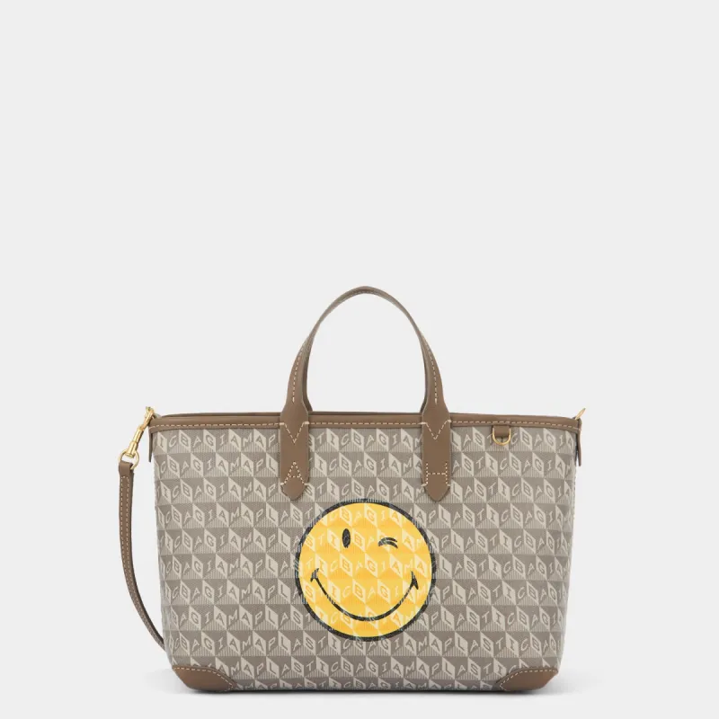 I Am A Plastic Bag XS Wink Zipped Cross-body Tote sold by Anya Hindmarch