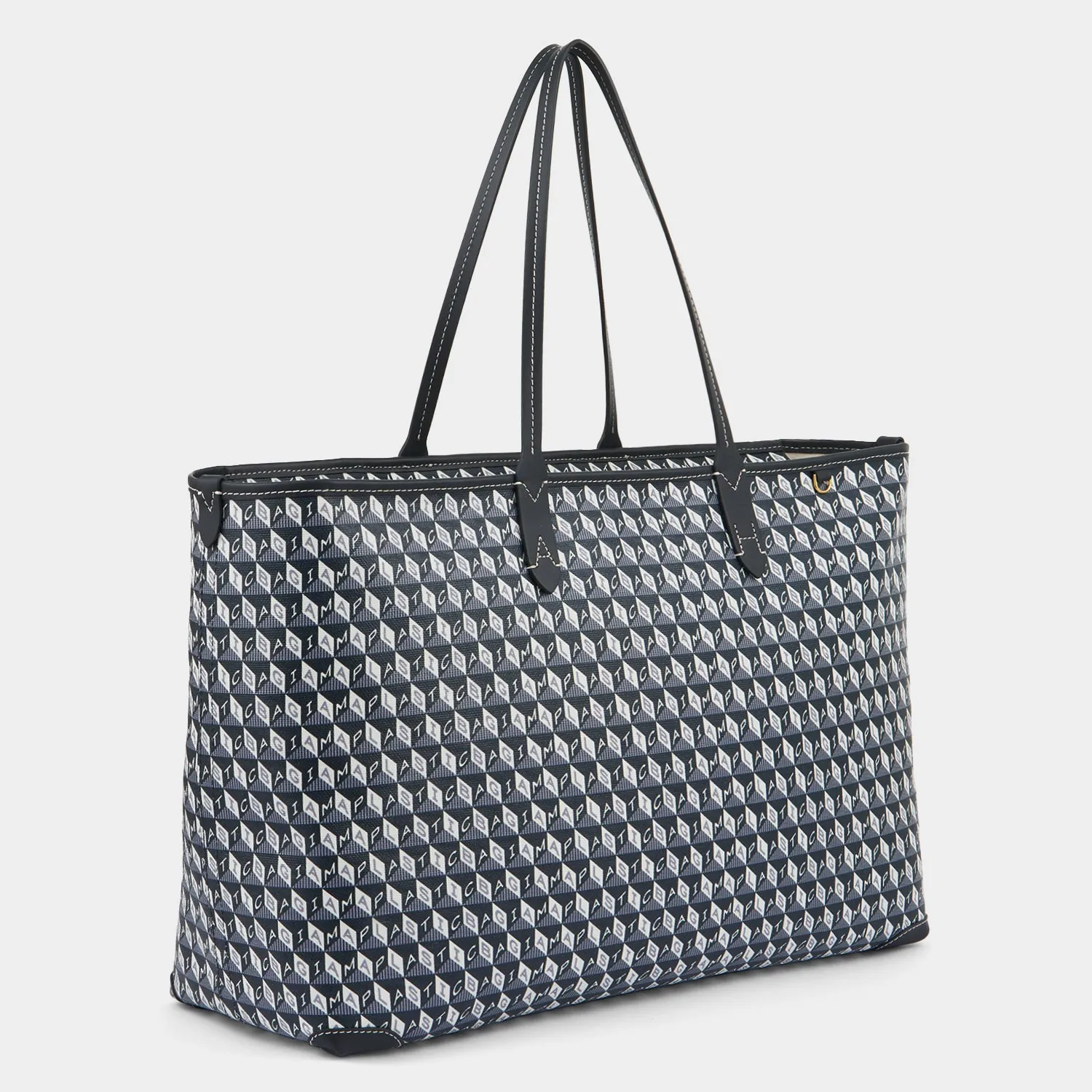 I Am A Plastic Bag Zipped Tote sold by Anya Hindmarch product image thumbnail 4