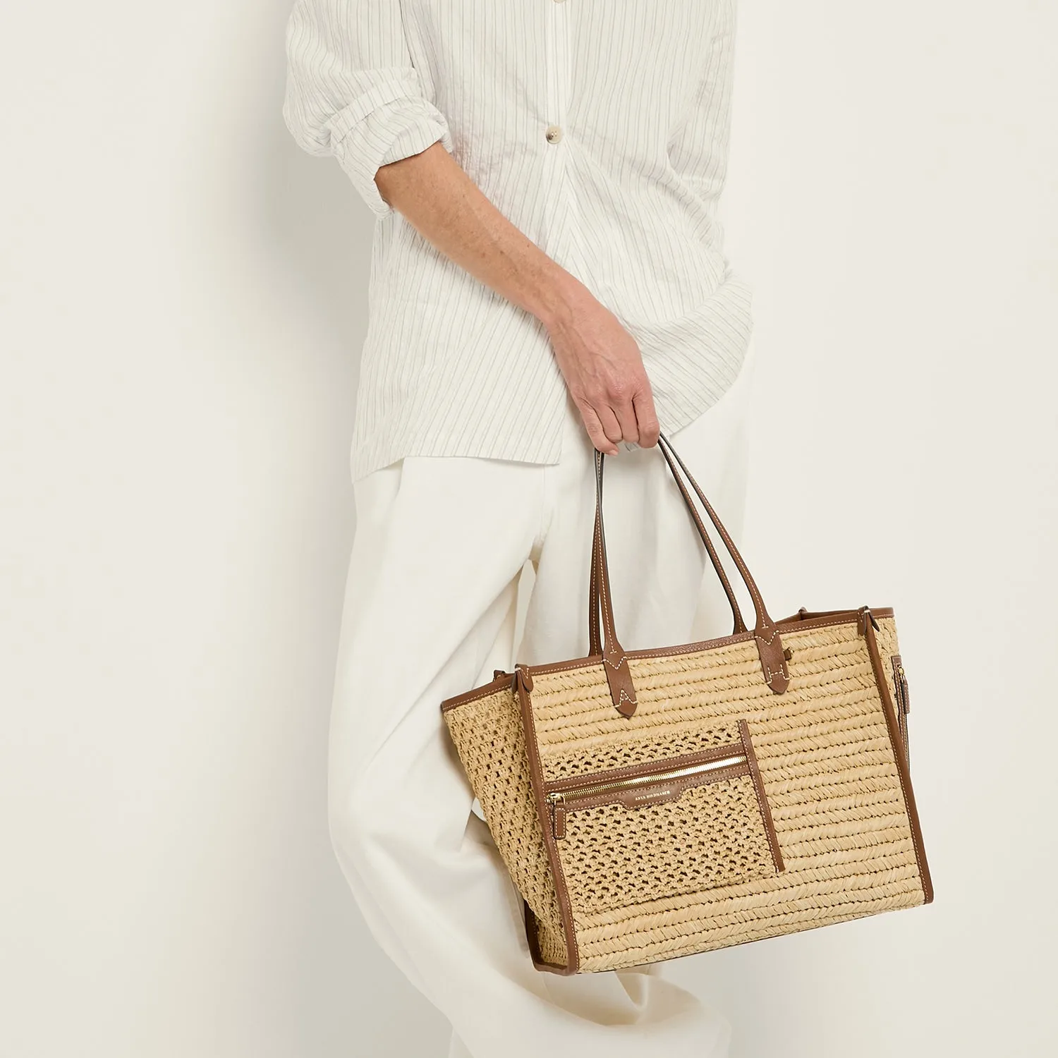 Raffia Pocket Tote sold by Anya Hindmarch product image thumbnail 2