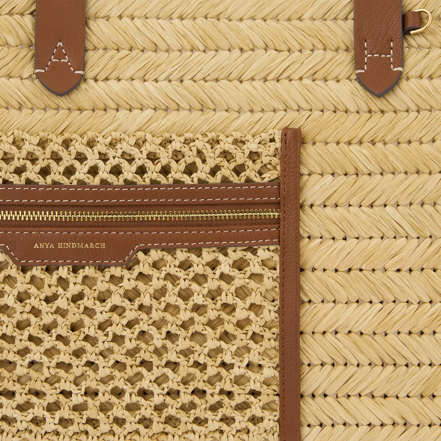Raffia Pocket Tote sold by Anya Hindmarch product image thumbnail 5