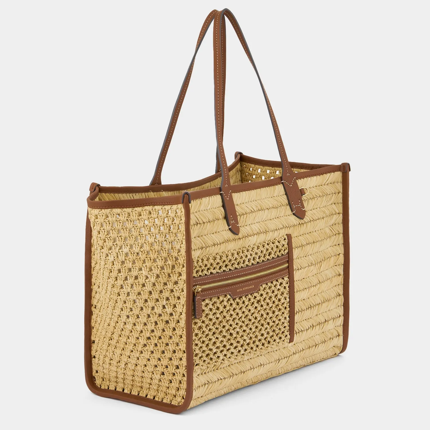 Raffia Pocket Tote sold by Anya Hindmarch product image thumbnail 3