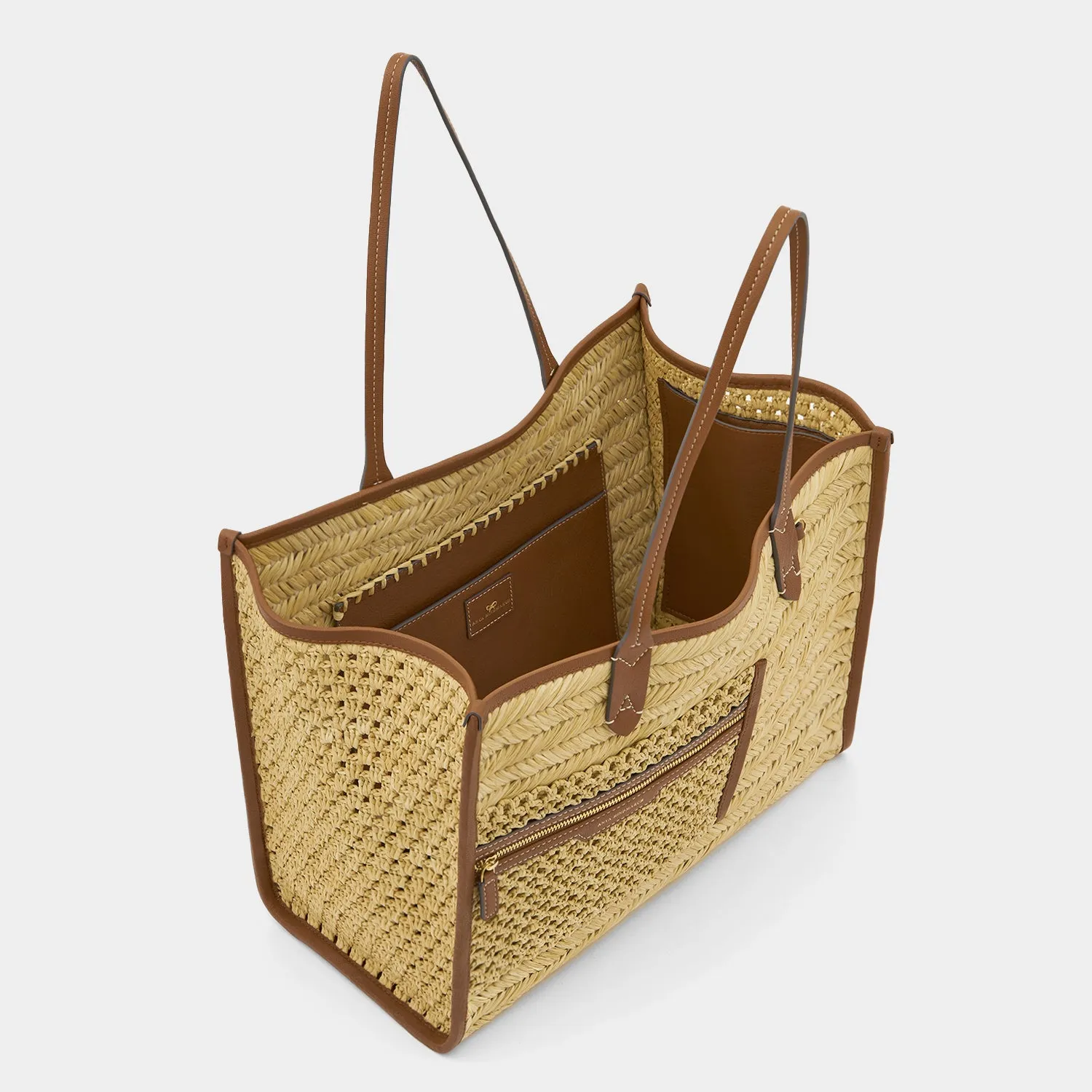 Raffia Pocket Tote sold by Anya Hindmarch product image thumbnail 4