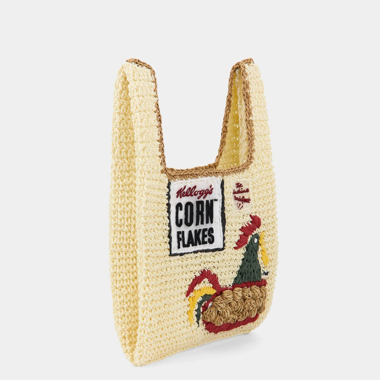 Anya Brands Corn Flakes Raffia Mini Tote sold by Anya Hindmarch product image thumbnail 3