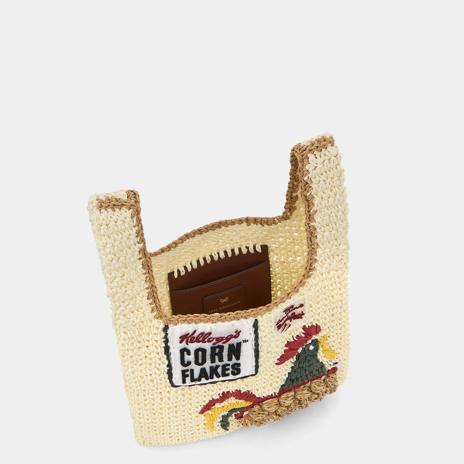 Anya Brands Corn Flakes Raffia Mini Tote sold by Anya Hindmarch product image thumbnail 4