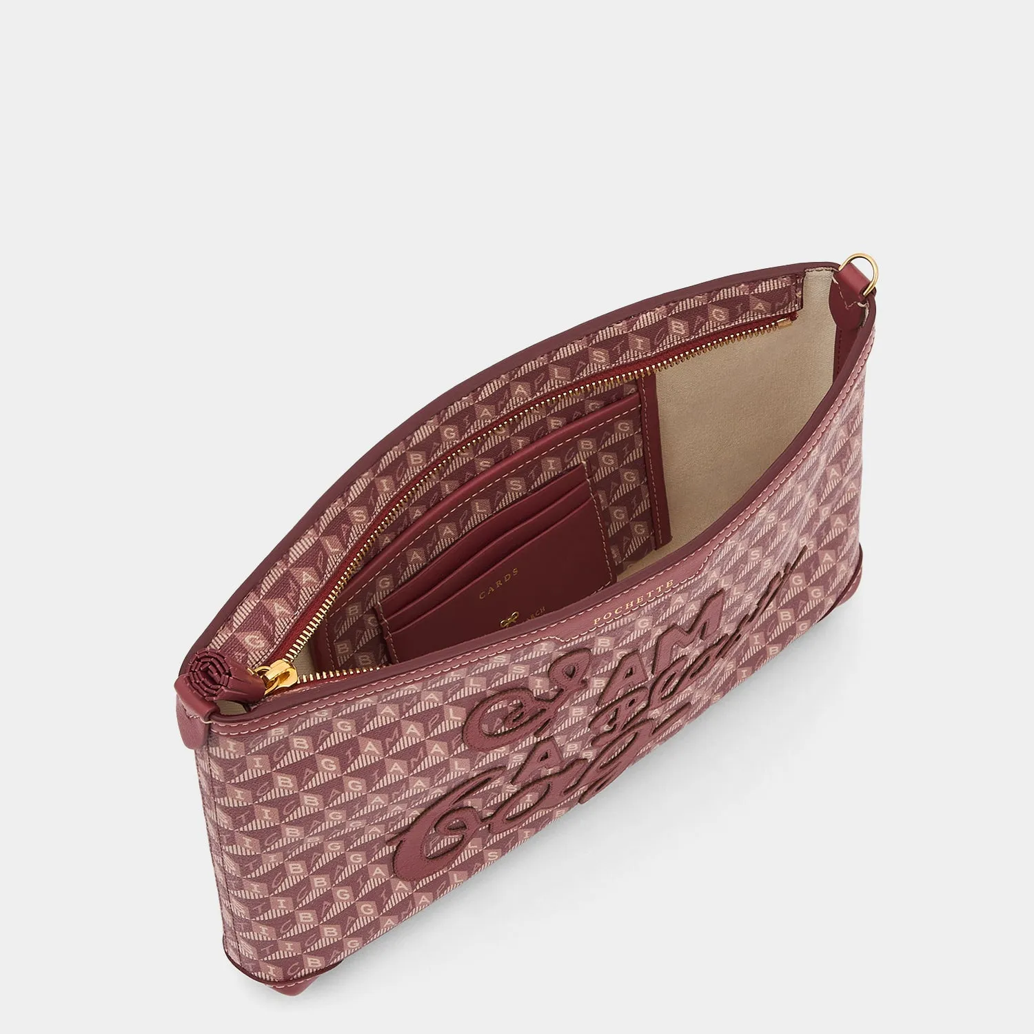 I am a Plastic Bag Motif Pochette sold by Anya Hindmarch product image thumbnail 3
