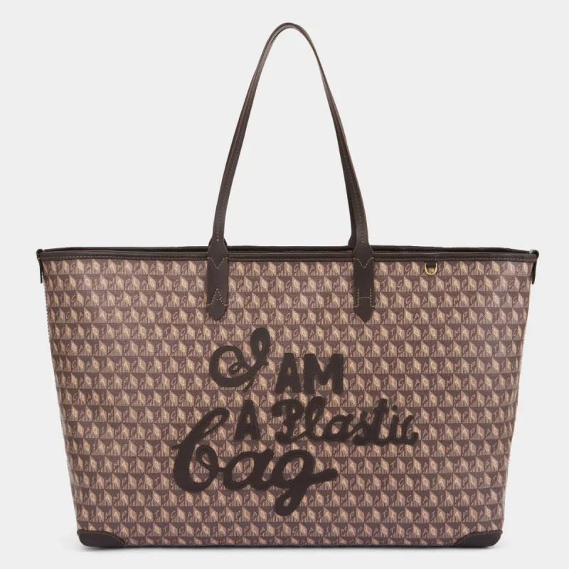 I Am A Plastic Bag Zipped Motif Tote sold by Anya Hindmarch
