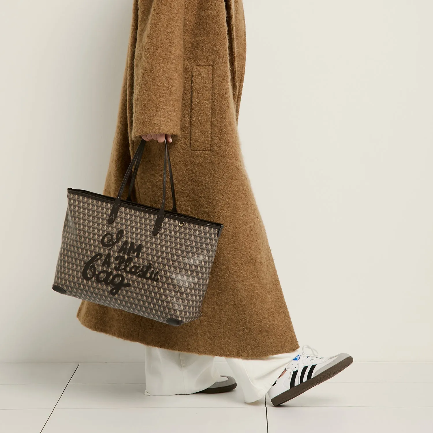 I Am A Plastic Bag Zipped Motif Tote sold by Anya Hindmarch product image thumbnail 2
