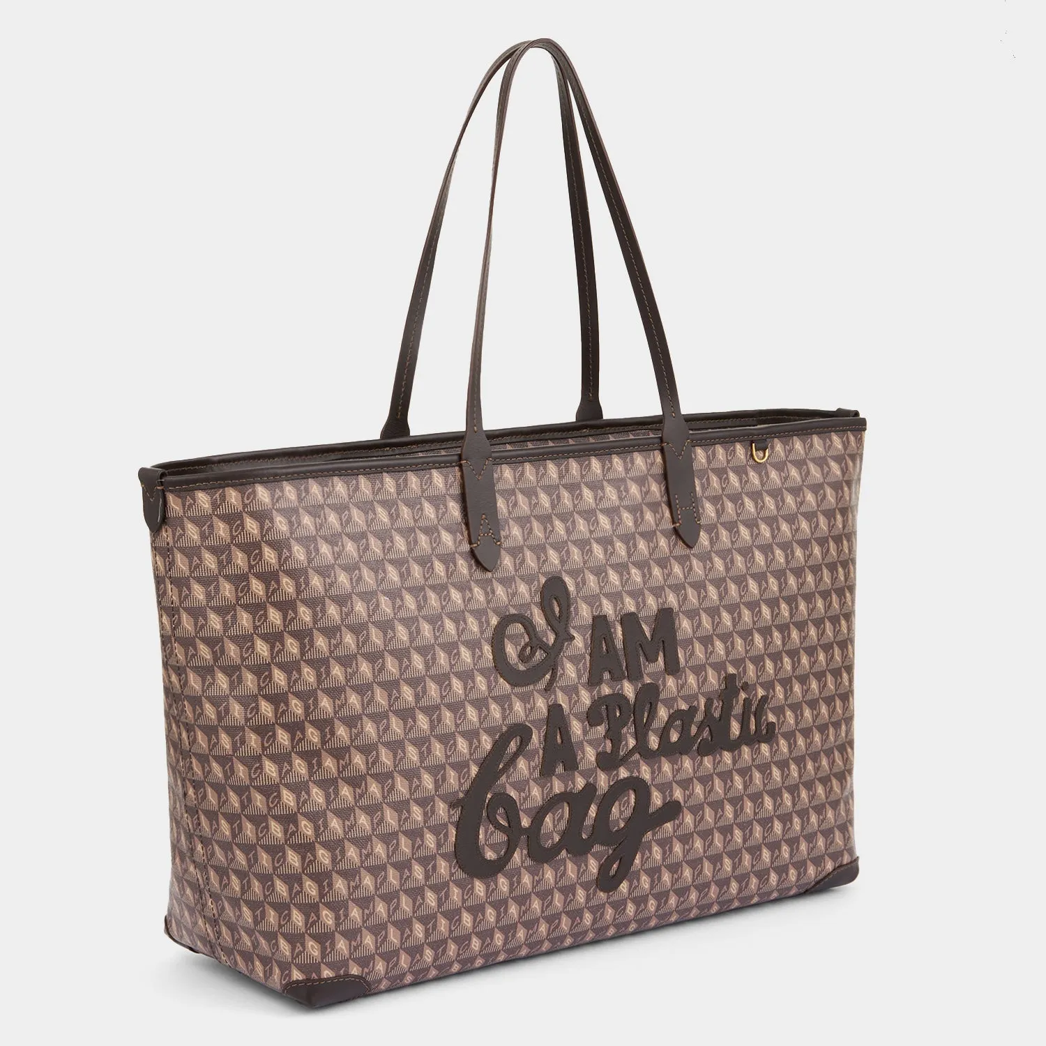 I Am A Plastic Bag Zipped Motif Tote sold by Anya Hindmarch product image thumbnail 3