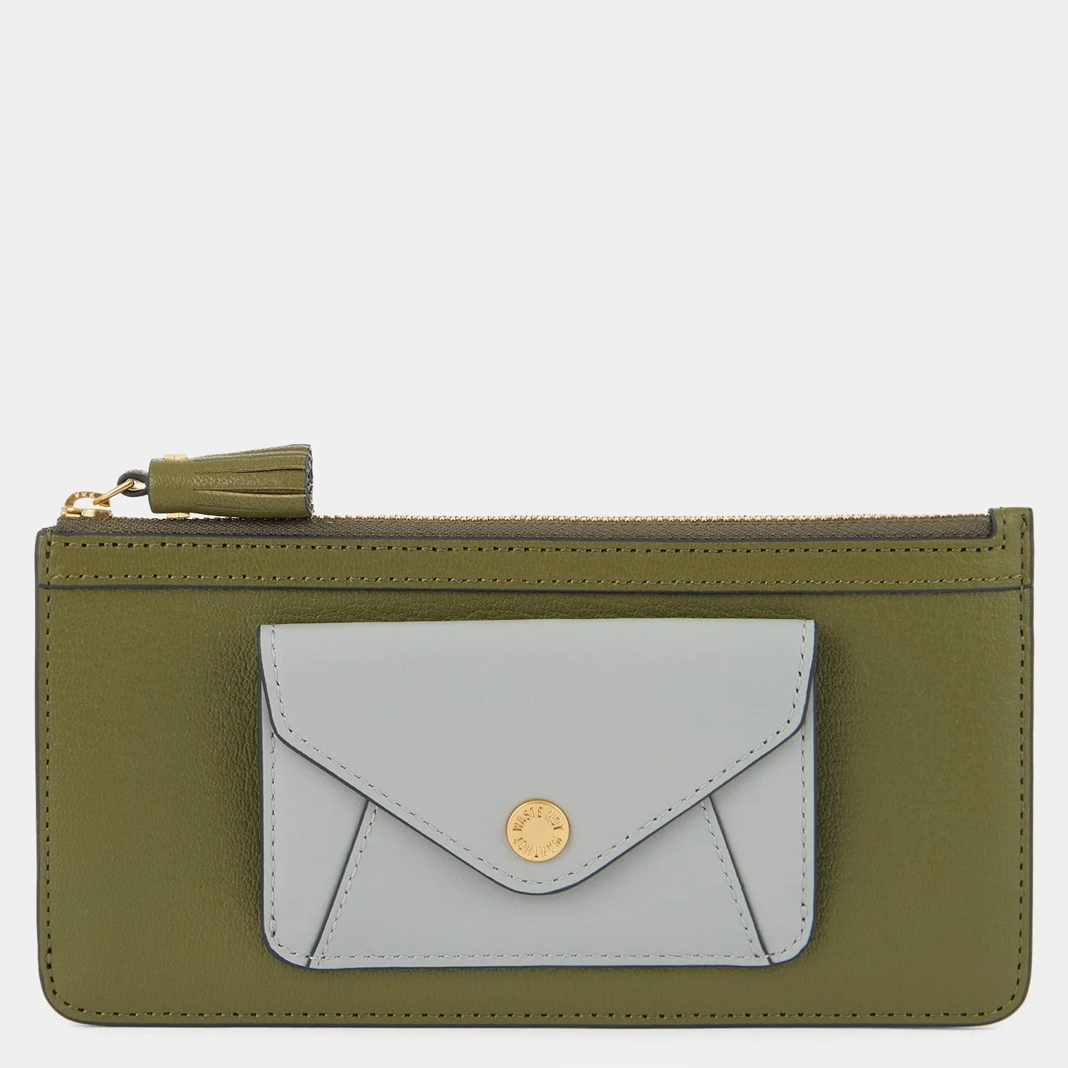 Envelope Slim Zip Wallet sold by Anya Hindmarch