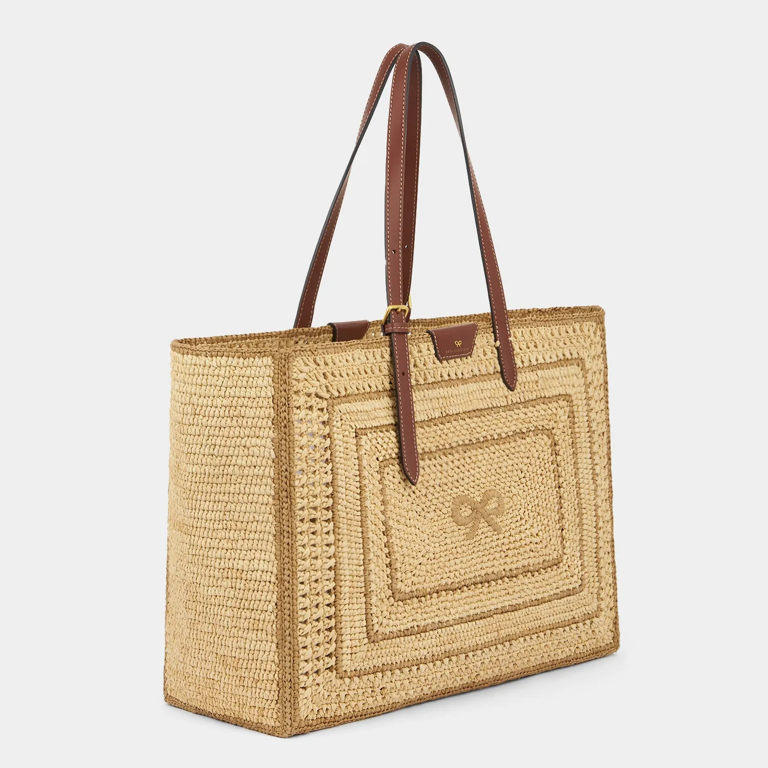 Raffia E/W Bow Tote sold by Anya Hindmarch product image thumbnail 3