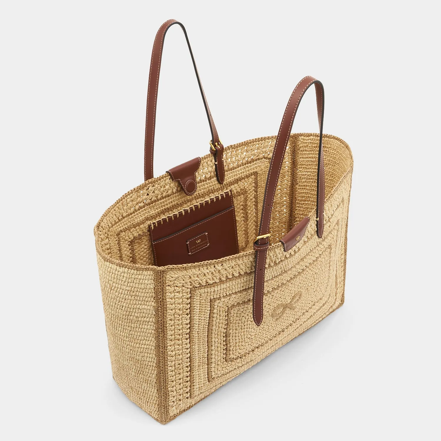 Raffia E/W Bow Tote sold by Anya Hindmarch product image thumbnail 4