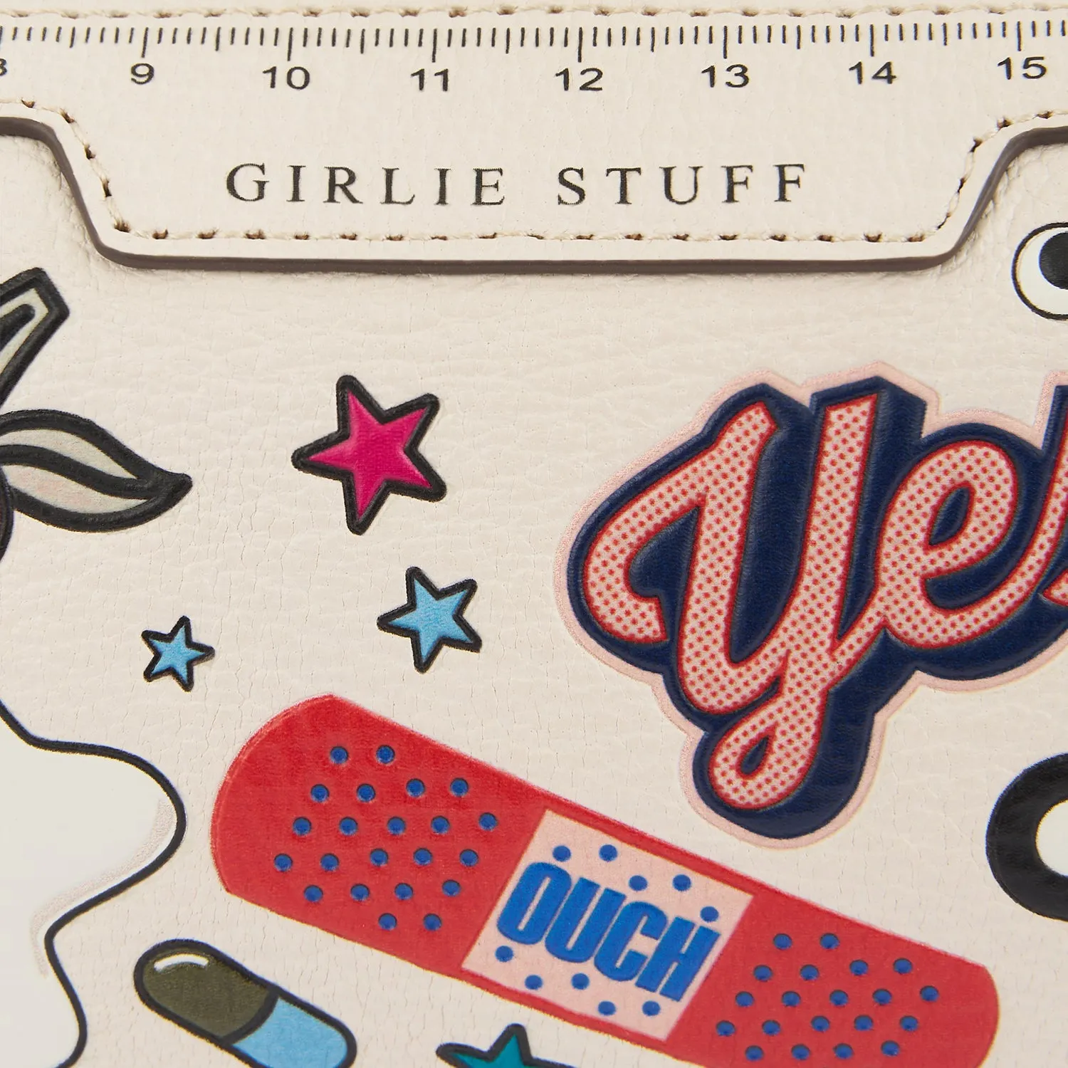 All Over Stickers Girlie Stuff Pouch sold by Anya Hindmarch product image thumbnail 4