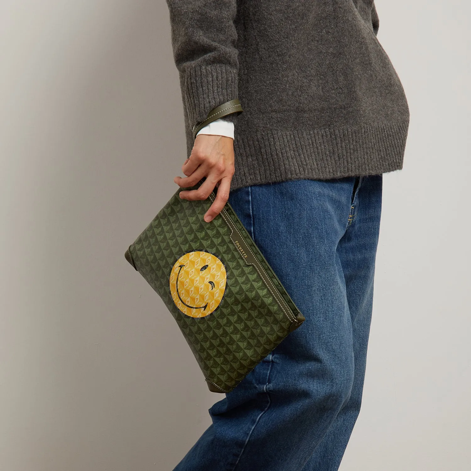 I Am A Plastic Bag Wink Pochette sold by Anya Hindmarch product image thumbnail 2