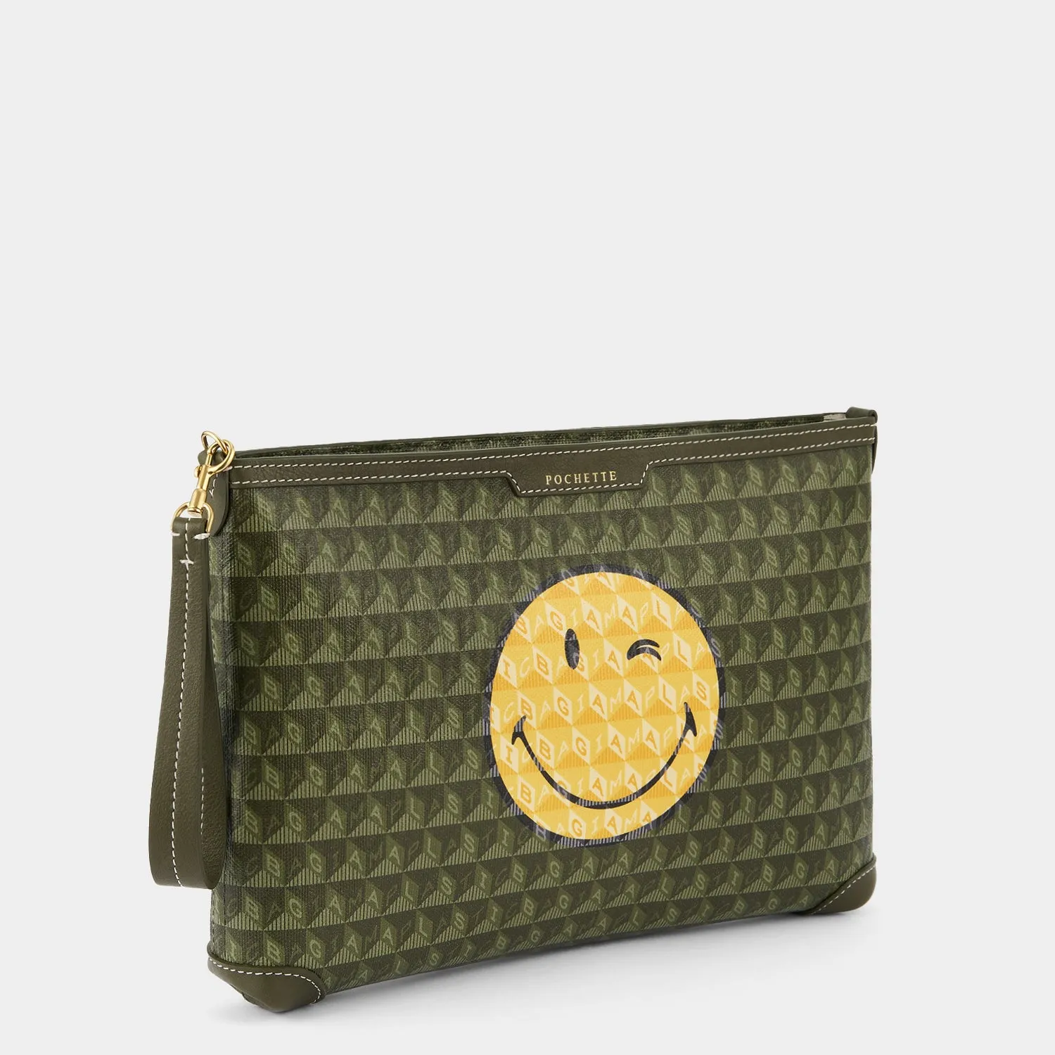 I Am A Plastic Bag Wink Pochette sold by Anya Hindmarch product image thumbnail 3