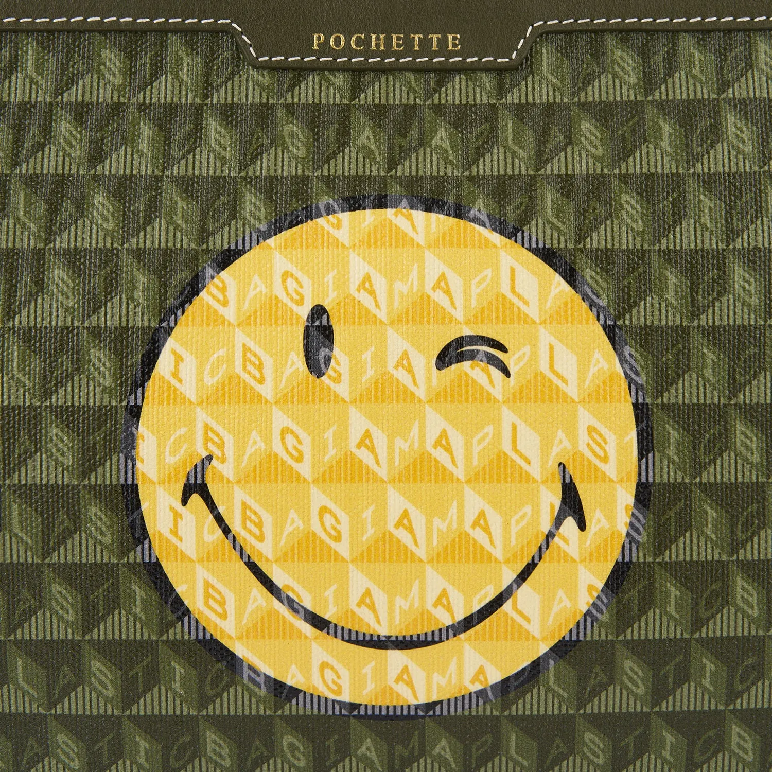 I Am A Plastic Bag Wink Pochette sold by Anya Hindmarch product image thumbnail 4