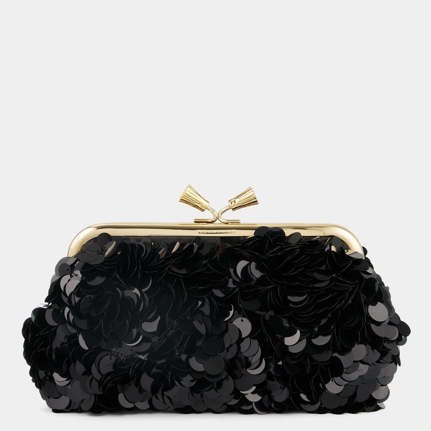 Maud Embellished Tassel Clutch sold by Anya Hindmarch