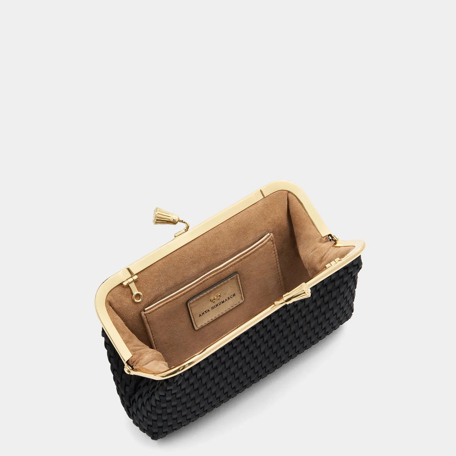 Maud Woven Tassel Clutch sold by Anya Hindmarch product image thumbnail 4