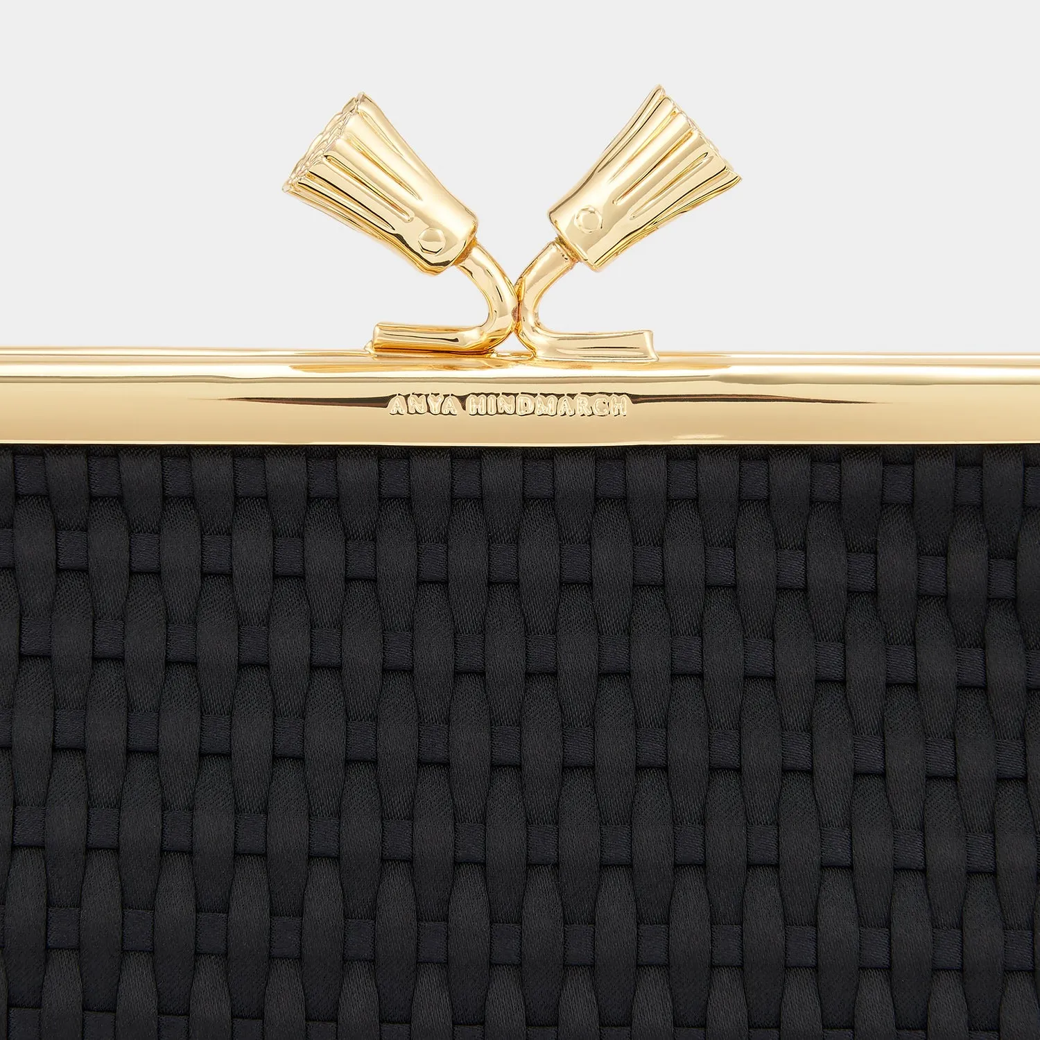 Maud Woven Tassel Clutch sold by Anya Hindmarch product image thumbnail 3
