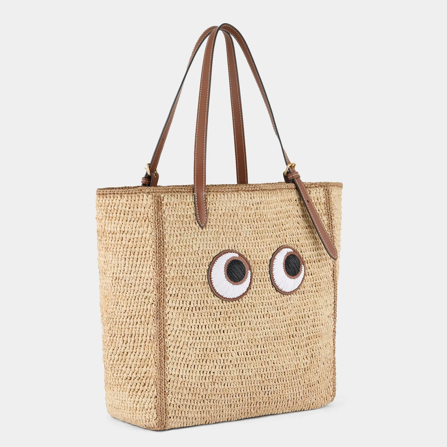 N/S Raffia Eyes Small Tote sold by Anya Hindmarch product image thumbnail 3