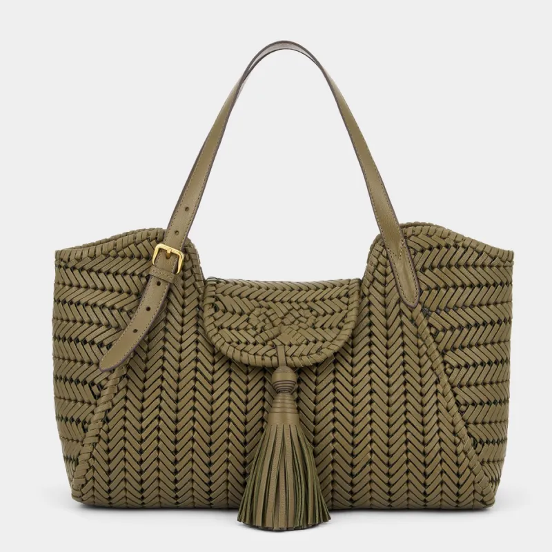 Neeson Tassel Tote sold by Anya Hindmarch