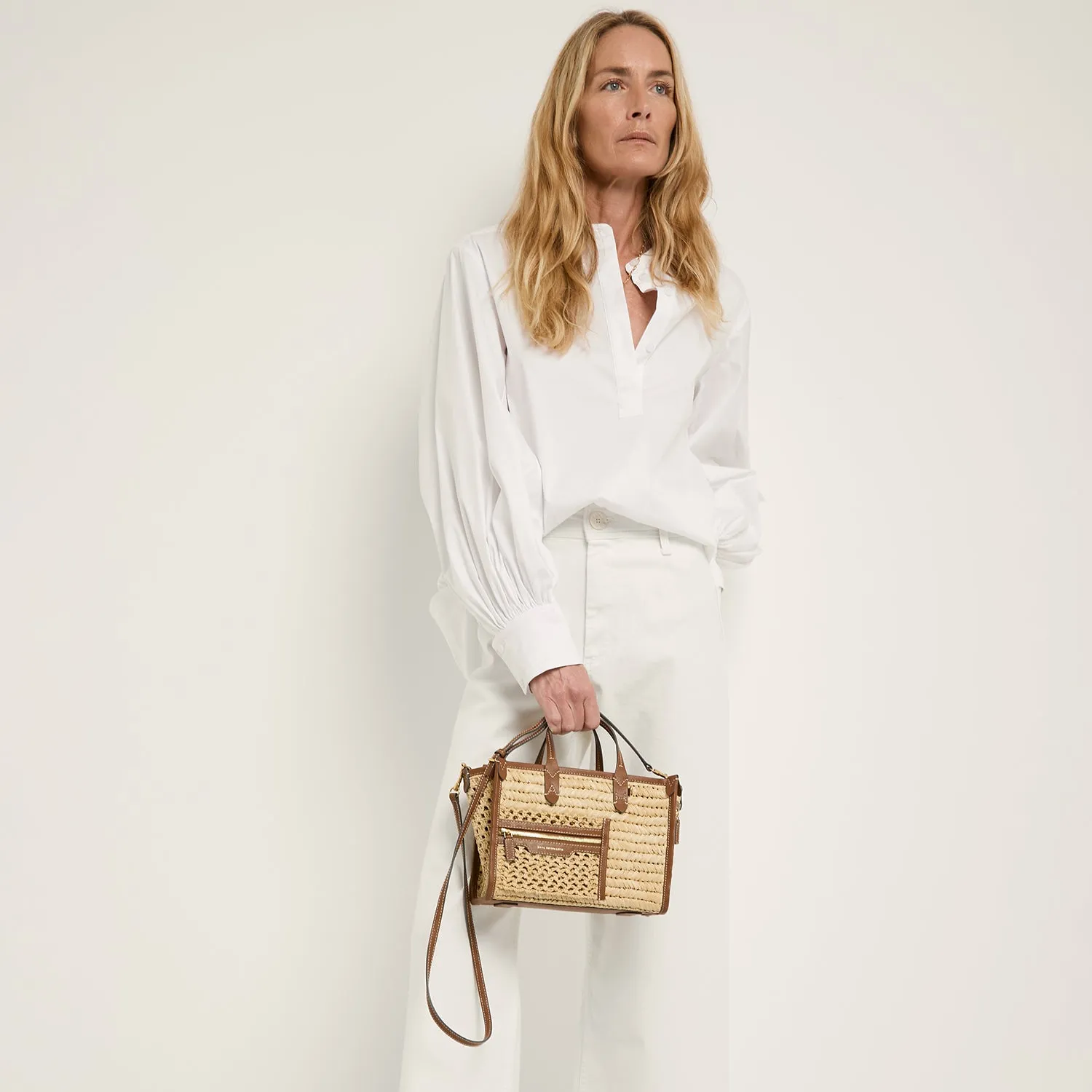 Raffia Pocket XS Cross-body Tote sold by Anya Hindmarch product image thumbnail 2