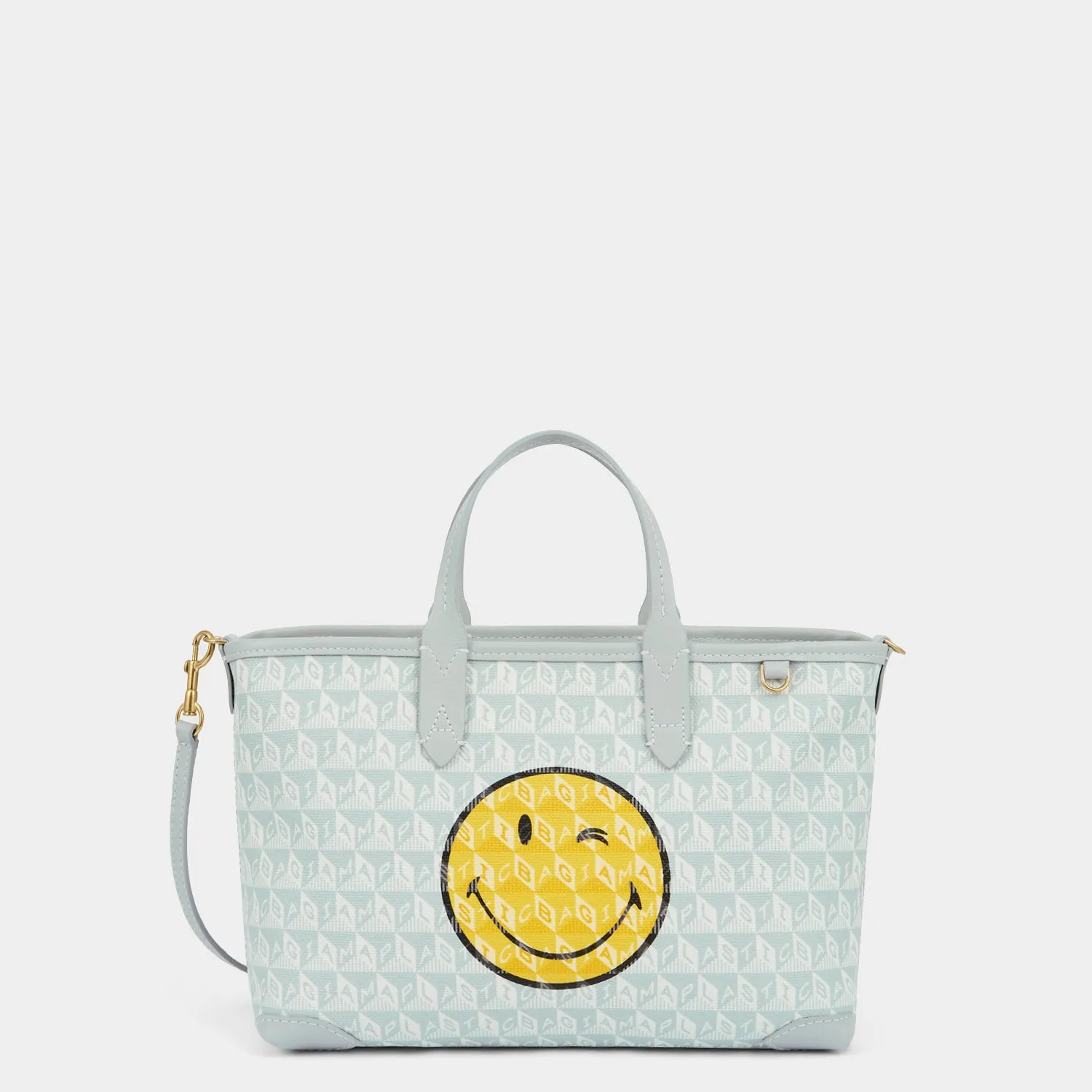 I Am A Plastic Bag XS Wink Zipped Cross-body Tote sold by Anya Hindmarch