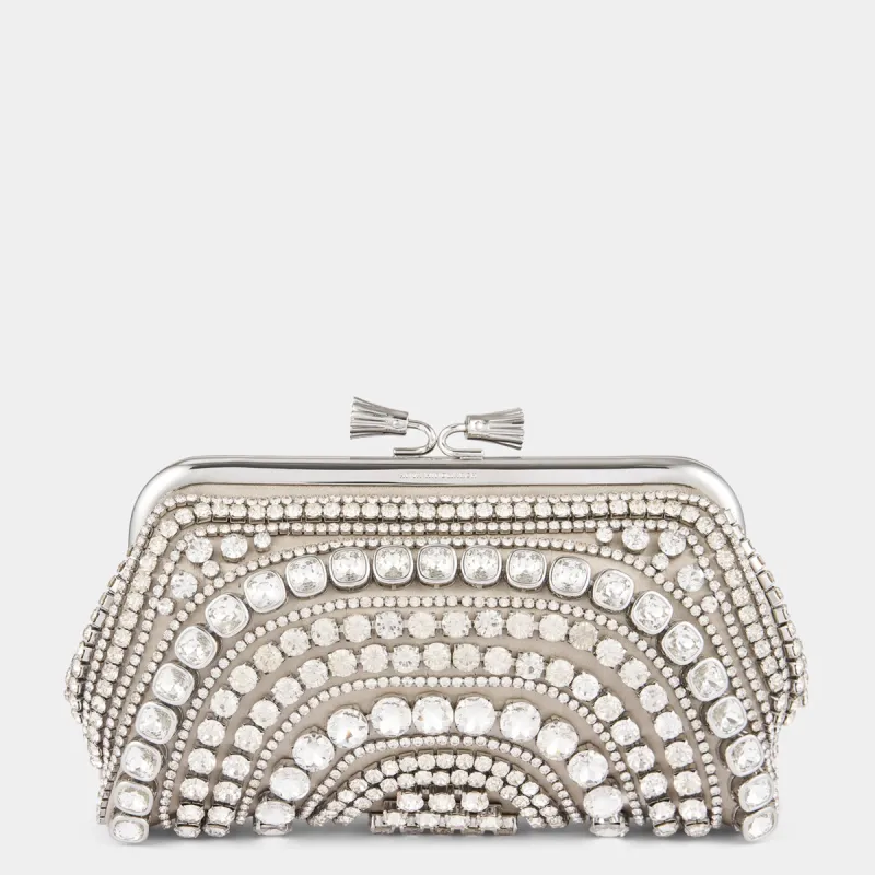 Maud Crystal Tassel Clutch sold by Anya Hindmarch
