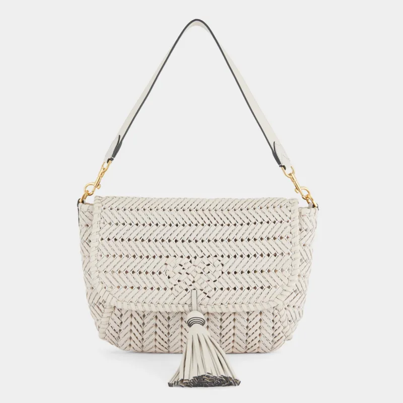 Neeson Tassel Shoulder Bag made by Anya Hindmarch