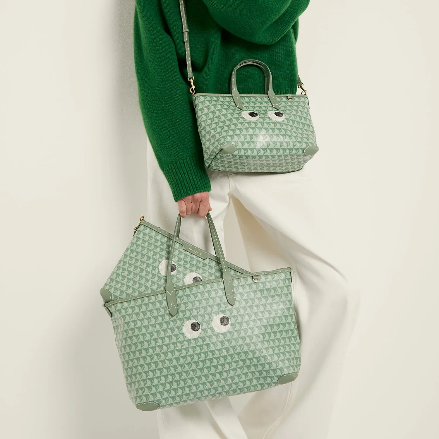 I am A Plastic Bag Eyes Pochette sold by Anya Hindmarch product image thumbnail 2