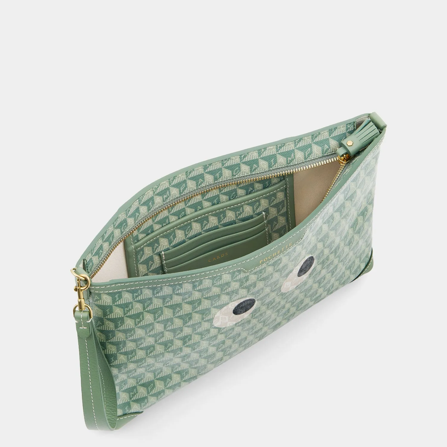 I am A Plastic Bag Eyes Pochette sold by Anya Hindmarch product image thumbnail 4