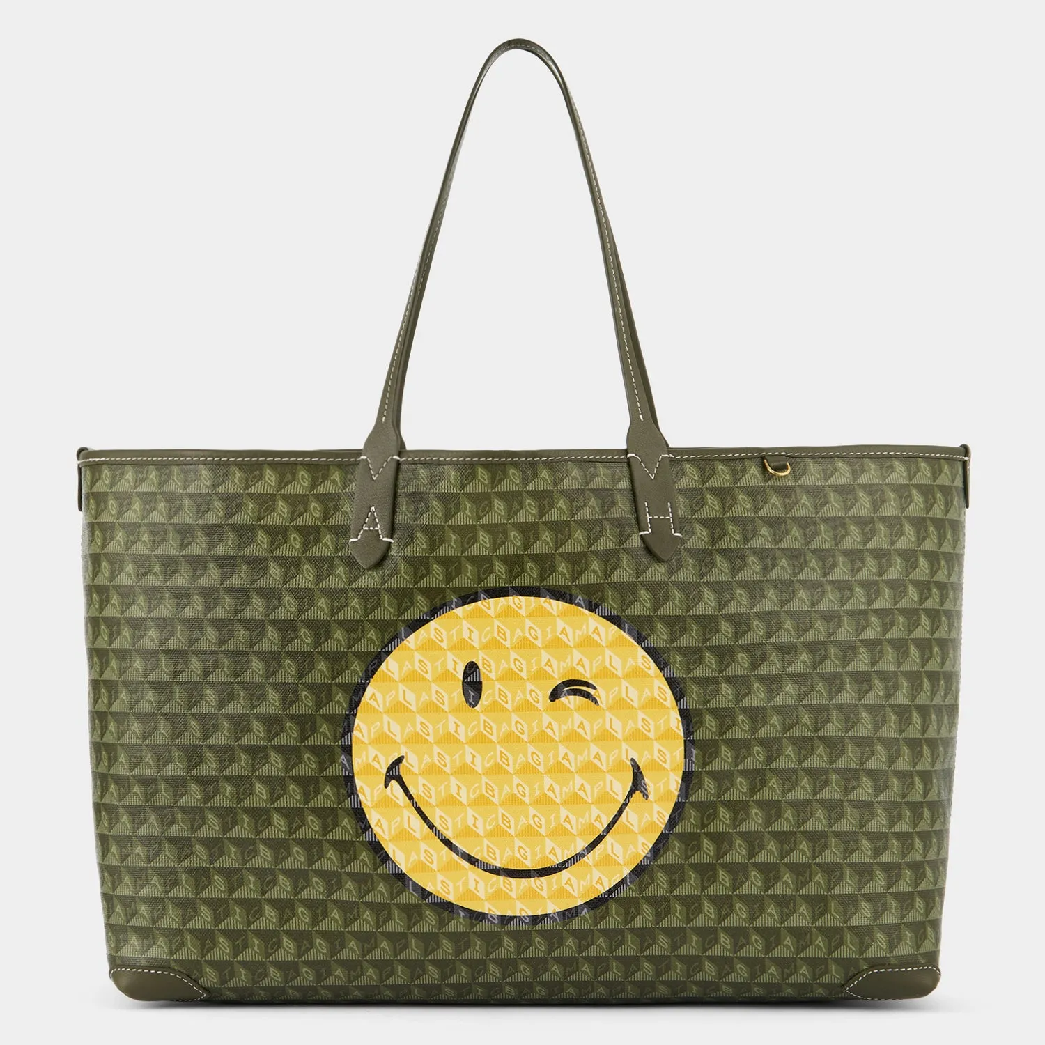 I Am A Plastic Bag Wink Tote sold by Anya Hindmarch