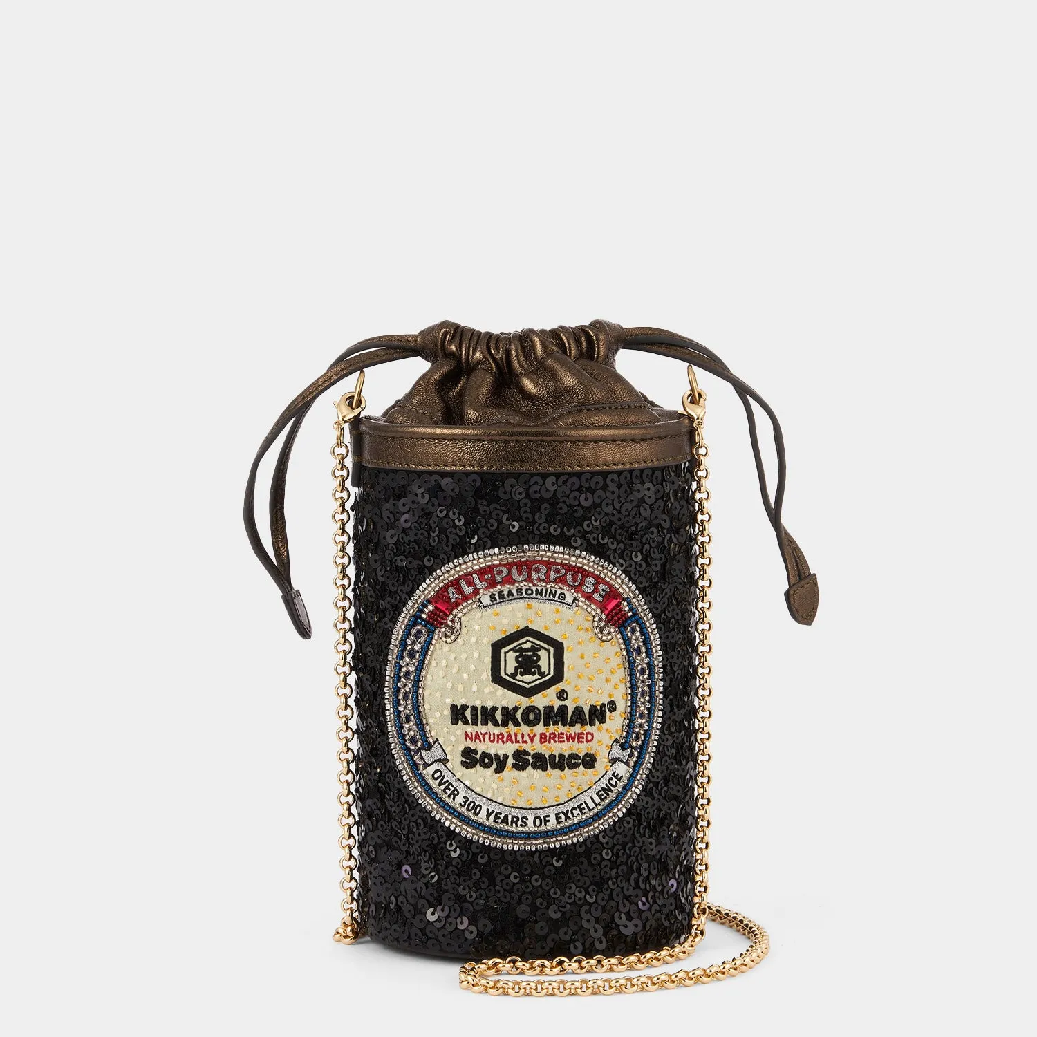 Anya Brands Kikkoman Mini Bucket Bag sold by Anya Hindmarch