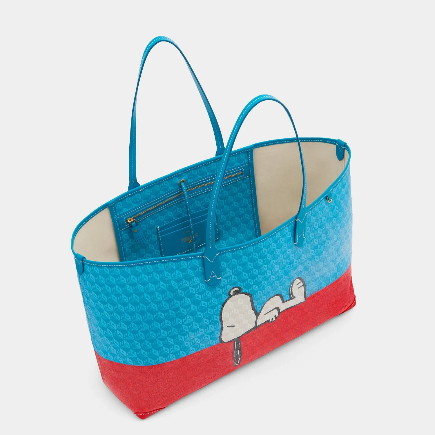 Peanuts I am a Plastic Bag Snoopy Tote sold by Anya Hindmarch product image thumbnail 3
