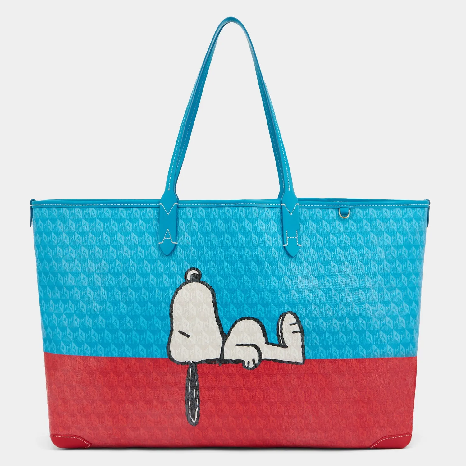 Peanuts I am a Plastic Bag Snoopy Tote sold by Anya Hindmarch